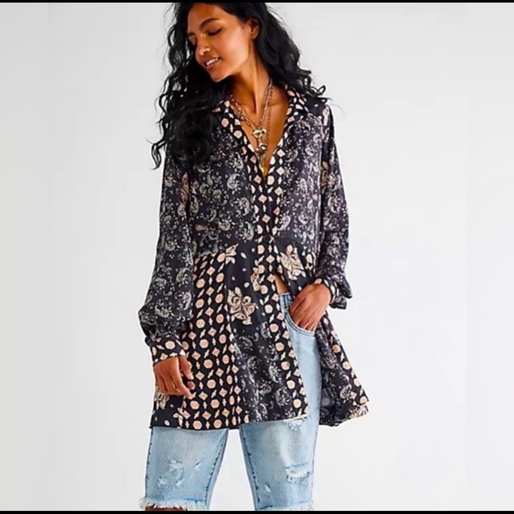 Free people sylvie mini dress/tunic EUC